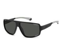 Lunettes de Soleil POLAROID PLD 7054/S 61/12/140 O6W MATTE BLACK GREY POLYCARBONATE FRAMES MAN POLAROID PLD 7054/S MATTE Noir