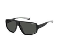 Lunettes de Soleil POLAROID PLD 7054/S 61/12/140 O6W MATTE BLACK GREY POLYCARBONATE FRAMES MAN POLAROID PLD 7054/S MATTE