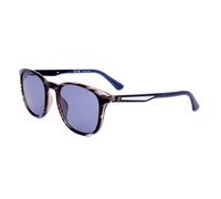 Lunettes de Soleil Police SPLF18 Shiny striped blue brown 53/20/145 Homme