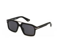Police Homme SPLP28 FORTY 1 700 Lunettes de soleil Acétate Noir Fumée Carré Normale