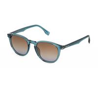 Police Homme Police SPLQ82 CHAMP 13 855 Lunettes de soleil Acétate Bleu clair Marron Pantos Normale Ombré