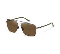 Lunettes de Soleil - PORSCHE DESIGN - P8974 - Métal - 61/15/145 - Gris/Olive