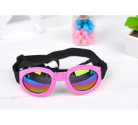 Lunettes de soleil pour chien - Accessoires pour chien - Réglable - Pour bouledogues français - Taille moyenne et grande taille - Étanche