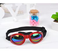 Lunettes de soleil pour chien - Accessoires pour chien - Réglable - Pour bouledogues français - Taille moyenne et grande taille - Étanche