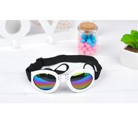Lunettes de soleil pour chien - Accessoires pour chien - Réglable - Pour bouledogues français - Taille moyenne et grande taille - Étanche