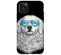 Lunettes de Soleil pour Chien Drapeau de Sainte Lucie Cadeau Love Sainte Lucie Coque pour iPhone 11 Pro Max