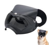 Lunettes De Soleil pour Chien,Lunettes Anti-Vent UV pour Chiot | Casque pour Chien Amovible Et Respirant Accessoires pour Animaux De Compagnie Randonnée en Montagne Et Festivals D'Été