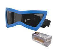 Lunettes de soleil pour chien - Lunettes de protection coupe-vent pour chien - Protection UV anti-poussière - Avec bande réglable - Pour l'extérieur, la randonnée, la moto