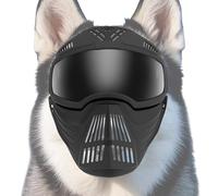Lunettes De Soleil pour Chien | Masque Anti-Buée avec Protection du Museau - Protection UV Ajustables Et Anti-Vent pour Chien,pour Faciale Complète Races Moyennes Et Grandes Entraînement Ca