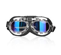 Lunettes de Soleil pour Chien, Verres Extra Larges, Monture Pliable, Sangle élastique Haute, Protection oculaire élégante pour Chiens de Taille Moyenne, Grande, Marche, Natation, (# 4)