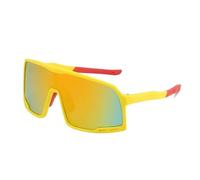 Lunettes de Soleil pour Cyclistes Cycling Glasses Sports Sunglasses Men's and Women's UV400 Big Frame Running Bike Fishing Goggles(B)