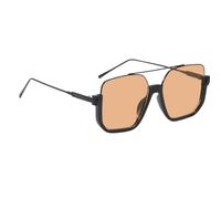 Lunettes de soleil pour femme, verres polarisés à double barrette et verres grand format - Protection UV - Double barrette - Protection des yeux grand format pour les voyages, l'extérieur et les