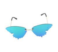 Lunettes de Soleil pour Garçon et Filles Vert PC Lovely Pattern Camping | Verres de Fête, Jolis Verres, Charnière Renforcée, Pont Nasal Discret Couleur Aléatoire