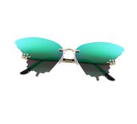 Lunettes de Soleil pour Garçon et Filles Vert Pc, Sandales Femme, Lovely