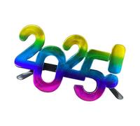 Lunettes de soleil pour le Nouvel An 2025, Nouvel An 2025 - Lunettes de soleil avec chiffres pour le Nouvel An - Lunettes créatives et amusantes - Décoration de Noël 2025, Nouvel An - Accessoires de