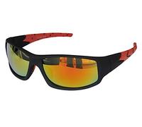 Lunettes de soleil - Pour le sport : vélo, snowboard - Noires - M 22, Schwarz Rot Fire