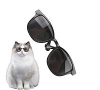 Lunettes de soleil pour petit animal de compagnie | Lunettes de soleil pour chien et chat - Accessoires photo - Lunettes coupe-vent avec protection UV pour chien, voyage, cosplay, fête d'Halloween