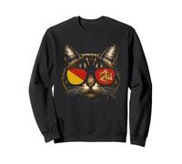 Lunettes de soleil pour propriétaire de chat Motif drapeau sicilien Sweatshirt