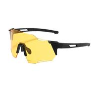 Lunettes de soleil pour vélo de route - Verres polarisés noirs légers 26 g, protection des yeux pour le cyclisme, les sports de plein air, le vent et la poussière, lunettes de soleil polarisées