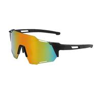 Lunettes de soleil pour vélo de route - Verres polarisés noirs légers 26 g, protection des yeux pour le cyclisme, les sports de plein air, le vent et la poussière, lunettes de soleil polarisées