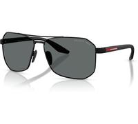 Prada Linea Rossa Homme Prada Linea Rossa PS A53S DG05Z1 Lunettes de soleil Métal Noir Gris Pilote Polarisé