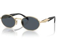 Prada Lunettes de soleil PR 65ZS ZVN09T Métal Or/Gris Ronde Normale