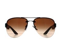 Prada Linea Rossa PS 55YS 5AV02P, Lunettes de soleil, Aviateur, Homme, Argent