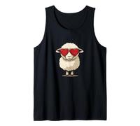 Lunettes de soleil Pretty Sheep and Awesome Heart pour les amateurs d'agneau Débardeur