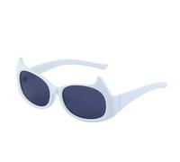 Lunettes de soleil punk yeux de chat pour femme vintage steampunk lunettes de soleil pour dames lunettes rétro, C9 blanc gris, Taille unique