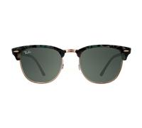Ray-Ban Soleil Clubmaster 3016 125571 Pointillé Gris Vert Foncé Gris Inclinaison