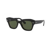 Lunettes de soleil - Ray-Ban - RB2186 STATE STREET BLACK - Noir - Verres gris - Protection catégorie 3