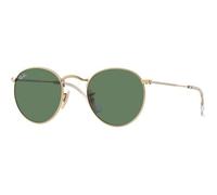 Ray-Ban Lunettes de soleil Round Metal RB3447 001 Ronde Doré Métal