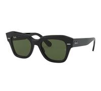 Lunettes de soleil - RAY BAN - STATE STREET RB 2186 - Noir/Vert - Protection 3 - Oversize