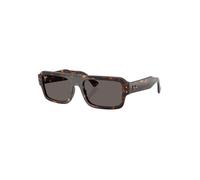 Ray-Ban Lunettes de soleil Rb4454 Lukas Rectangulaires Havana/Gris foncé 56 mm