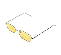 Lunettes de soleil rectangulaires fines anti-reflets pour adulte - Polarisées - Légères - Pour conduite et cyclisme - Protection UV pour le sport - Tendance - Pour femme - Protection UV - Tendance
