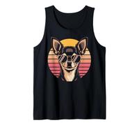 Lunettes de soleil rétro Chihuahua Débardeur