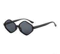 Lunettes de soleil rétro diamant pour enfants, protection UV400, polycarbonate léger (A)