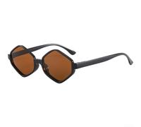 Lunettes de soleil rétro diamant pour enfants, protection UV400, polycarbonate léger (B)