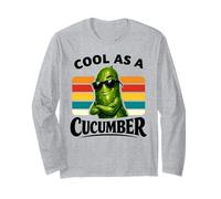 Lunettes de Soleil rétro drôles de Concombre Cool comme Un légume Manche Longue