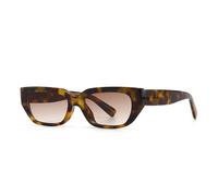 Lunettes de soleil rétro étroites couleur gelée œil de chat pour femme, café, Taille unique