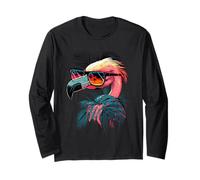 Lunettes de Soleil rétro Flamant Rose pour Femmes, Hommes, Enfants Manche Longue