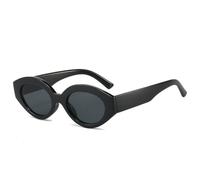 Lunettes de soleil rétro œil de chat polygonales, verres dégradés effet miroir, protection UV400, rivets, idéales pour le shopping, les voyages, la plage, les soirées et le vélo. Couleur : thé blanc