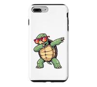 Lunettes de Soleil rétro Motif Tortue de mer Verte Coque pour iPhone 7 Plus/8 Plus