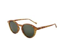 Lunettes de soleil rétro pour homme et femme Monture ronde UV400, Lentille verte 003, Taille unique