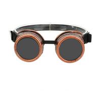 Lunettes De Soleil Rétro Réglables,Steampunk Coupe-Vent,Lunettes De Soudage Punk,Lunettes Gothiques - Type Red Copper