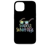 Lunettes de soleil rétro "Shades and Sunny Days" Summer Beach Retro Coque pour iPhone 13