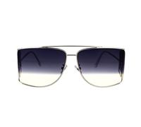 Lunettes de Soleil Retrosuperfuture Autore 2Tone Black FH0 Argent Marron