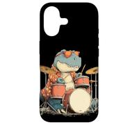 Lunettes de Soleil Rockstar Dinosaure avec Batterie Cool Costume Coque pour iPhone 17