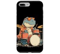 Lunettes de Soleil Rockstar Dinosaure avec Batterie Cool Costume Coque pour iPhone 7 Plus/8 Plus