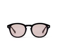 Lunettes de soleil rondes classiques pour femmes rétro riz, petites lunettes de soleil ovales pour hommes, verres océans, UV400, E352 Champagne, Taille unique